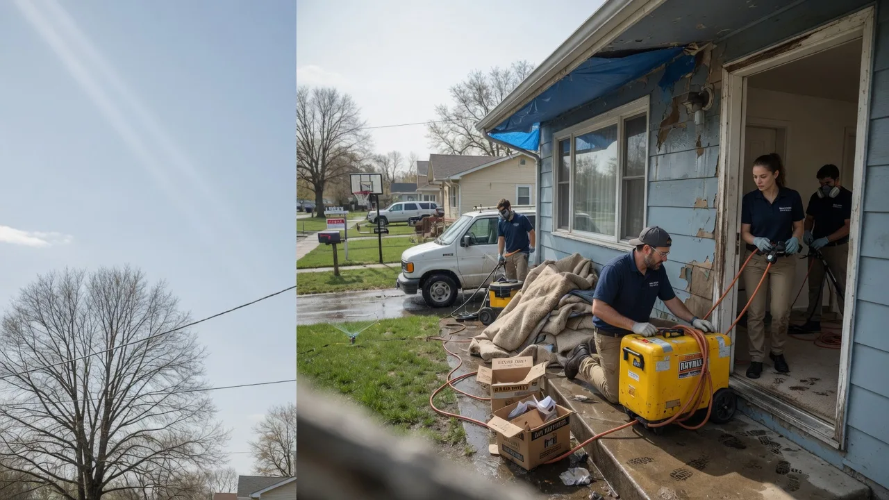 Basement Flood Cleanup in Middlebourne, WV near me